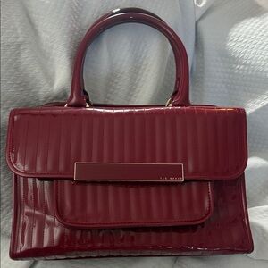 Ted Baker Deep Red Large Satchel